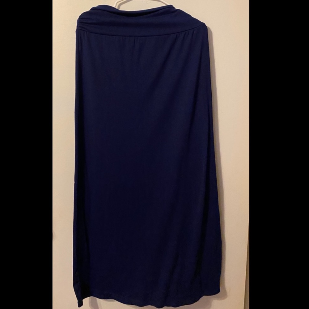 Maxi skirt in navy